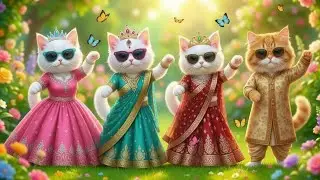 बिल्ली डांस | Cutest Cat videos funny dance🤣💃Dance Videos for cats #funny #dancing cat #cat #cute