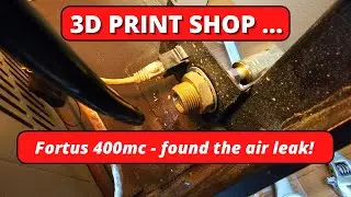 Stratasys Fortus 400mc air leak repair part 2