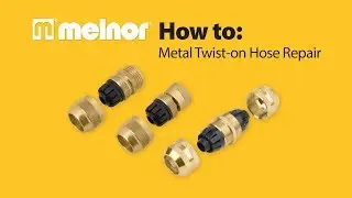 Melnor&reg; Инструкция: Ремонт металлического накручивающегося шланга