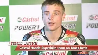 Castrol Honda Superbike team on Times Drive
