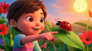 Itsy Bitsy Ladybug | Cute Bug Rhyme for Kids | Nursery Rhymes & Songs for Children