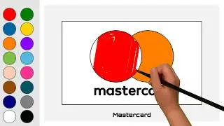 Coloring Mastercard Logo