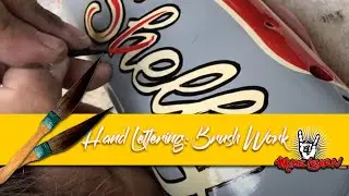Hand Lettering: Classic Shelby Bicycle Restoration