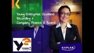 Young Enterprise Scotland - Company Finance & Board Webinar