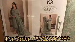 Mehrbano by Tawakkal | Karrandi fabric | Banarsi Shirt | Fancy Dupatta | Pakistani brand women cloth