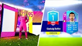OMG 95 RATED PLAYER FROM *NEW* 98 BUFFON SBC REWARDS!!