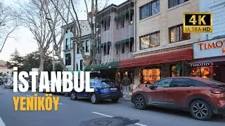 Istanbul Yenikoy : Luxury Seaside Village & Peaceful Atmosphere - 4K 60p | Turkey