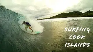 Surfing Rarotonga Raro Cook Islands - Rutaki - GoPro surf travel