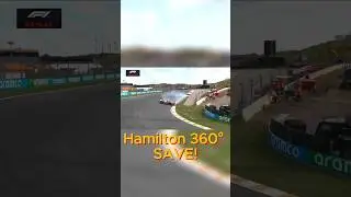 Lewis Hamilton saves it with a 360&deg; spin! 🤯 Dutch GP 2025 #shorts #F1