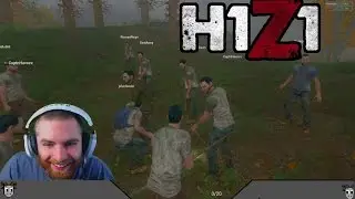 H1Z1 BASE RAID! (H1Z1 Massive Team Fight)