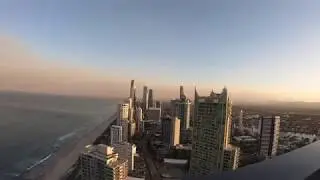RhapsodyResort goldcoast hotel. ゴールドコーストで滞在したホテル「ラプソディリゾート」のオーシャンビューの部屋と屋上。