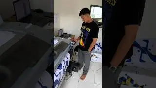 Mesin Printing sublim terbaru ini bisa mempercepat proses produksi sepatu custom yang kalian pesan