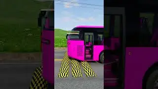 Bus vs Speed Bumps #shorts #speedbumps #viralshorts #beamngdrive #bus #india #shortsfeed