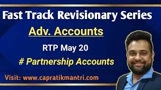 CA Inter Partnership Accounts || Revision RTP May 20 || Dissolution of Partnership Firm