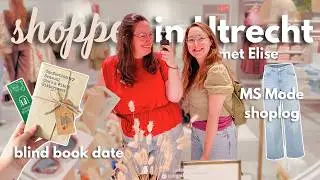 Shopping in Utrecht with @EliseDingen 💕🛍 including MS Mode clothing haul + blind date with a book...