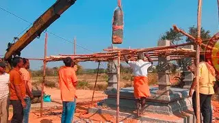 Day 5 Main work (13/01/2026) revival of 1000 yrs old Shiva lingam Mandapam work 