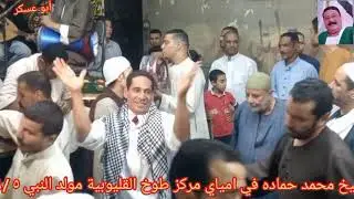 الشيخ محمد حماده في امياي مركز طوخ القليوبية مولد النبي عندشيخ وليد أبو كريم٥/