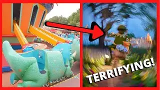 [2021] TriceraTop Spin - EXTREME Thrill Ride: 4K 60FPS POV | Animal Kingdom park, WDW Florida |