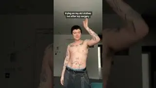 trying on my OLD CLOTHES AFTER TOP SURGERY!!