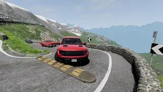 Mobil vs Speed Bumps Beamng drive #360 live 1