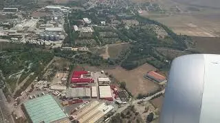 Ankara Esenboğa iniş. Ankara Esenboğa Airport approach & landing