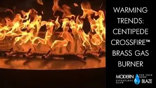 Warming Trends Centipede CROSSFIRE&trade;️ Brass Gas Burner