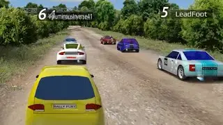 The yellow car Rally Fury lost the race, the spirit of practice 