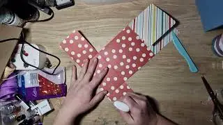 #satmornmakes hosted by @JillianNorwood cute pocket/envelope folder. Penpal With Me.