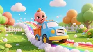 Baby Truck&rsquo;s Rainbow Foam Ride | Nursery Rhymes & Kids Songs 🚚🌈🧼