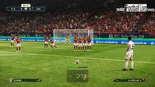 PES 2019 | FLAMENGO x SAO PAULO | Free Kick Goal NENE | Gameplay PC