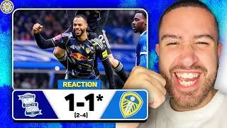 LEEDS GET LUCKY! LEEDS WIN ON PENALTIES IN FA CUP!  - BIRMINGHAM CITY VS LEEDS UNITED MATCH REACTION