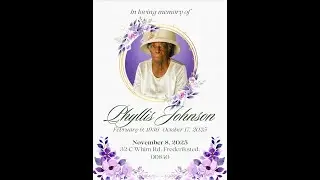Phyllis Johnson Funeral Service
