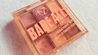 W7 - Palette di pigmenti pressati BARE ALL! - Exposed - SWATCHES