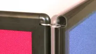 Economy Office Partition Screens - Lightweight Office Dividers Go Displays