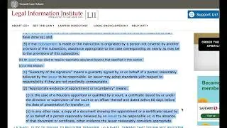 U.C.C. - ARTICLE 8 PART 4. REGISTRATION