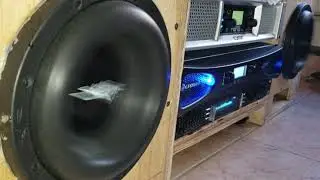 8 Skar 900 watts RMS in My room.