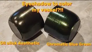 Using Eyeshadow to Color Cement Vessels?!! | Temu Find & Sealer Application