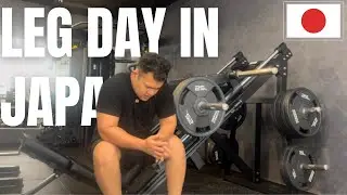 My Leg workout in Japan Gym / How to Use Gym Equipment | Beginner's Workout