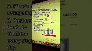 How I Sell Beats Online #shorts