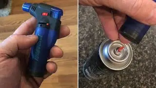 REFILLING a turbo blue torch with &ldquo;butane&rdquo;