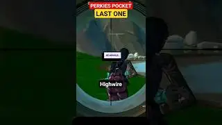 #Fortnite Last One Counted.. Highwire...Amazing #shortsviral #perkiespocket #gaming