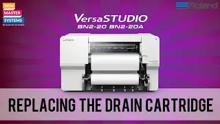 Roland BN2-20/BN2-20A replacing the drain cartridge