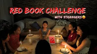 Red Book Challenge with Stranger Friends 🤯 #meriduniyabypreetyrajput
