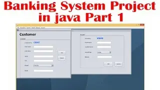 Complete Bank Management System Project in Java with Source Code | Java Projects | part 1