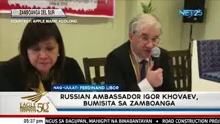 Russian Ambassador Igor Khovaev, bumisita sa tatlong siyudad sa Zamboanga Peninsula