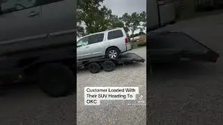 Customer loaded with their SUV heading to OKC #trailerrentals  #trailer #trailers #trailerrentals