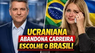 Ao chegar ao BRASIL, Ucraniana abandonou a carreira de Garçonete e se EMOCIONOU ao pisar AQUI...