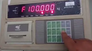 Branded YAOHUA XK3190-A9 Weight machine | Weight scale Calibration. Typical one