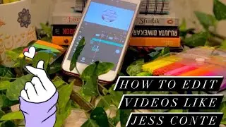 How to EDIT VIDEOS like JESS CONTE using VLLO