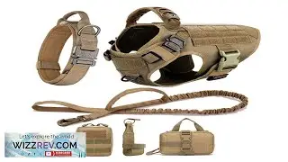 Large Dog Harness And Leash Set Pet German Shepherd Malinois Training Walking